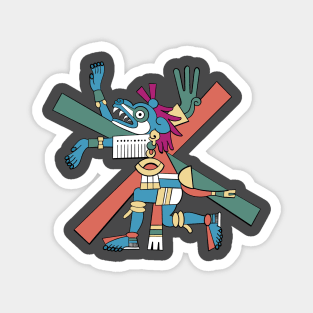 Xolotl The Underworld Dog God of the Aztecs Magnet