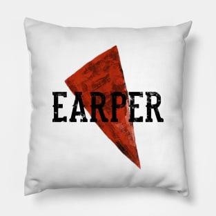 Earper Triangle (Black Text) - Wynonna Earp Pillow