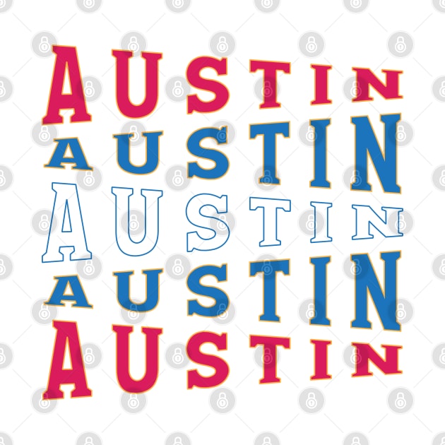 TEXT ART USA AUSTIN by LAVA-ROMA-NOVA