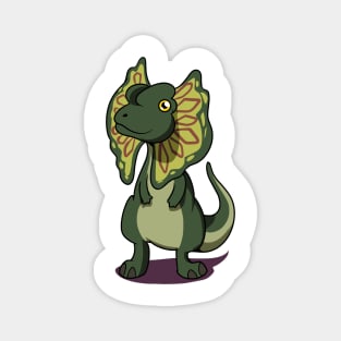 Cartoon Dilophosaurus Magnet