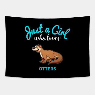 Otter design for Girls | Kids Otter design Tapestry