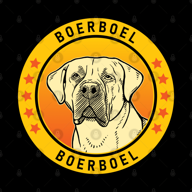 Boerboel Dog Portrait by millersye