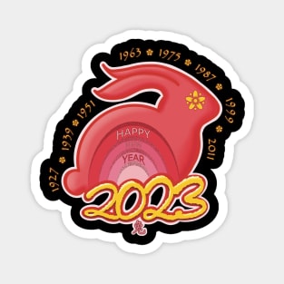 Year of the Rabbit 2023 - Chinese New Year Magnet