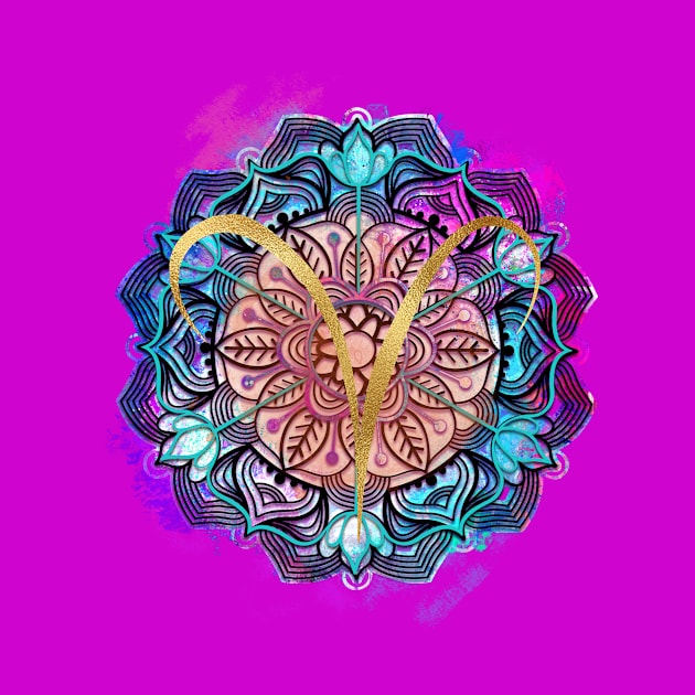 Aries Mandala Vibes by digitaldoodlers