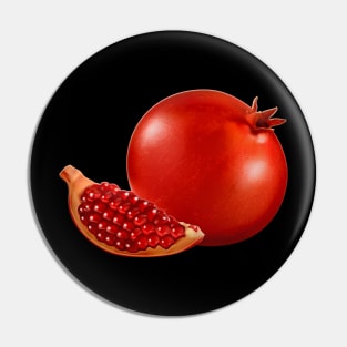 Red Pomegranate Pin