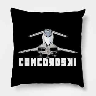 Tu-144 Conrordsi Aircraft Plane  Airplane Russian Passenger Jet Pillow