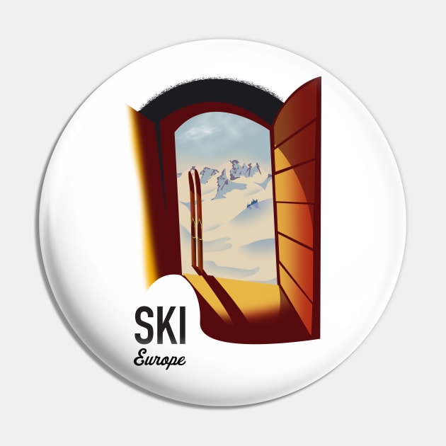 Ski Europe Pin by nickemporium1