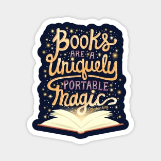 Books are magic Magnet