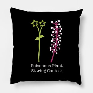 Poisonous Plant Staring Contest Pillow