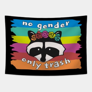 No Gender Only Trash Tapestry