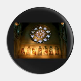 The Rose Window Pin