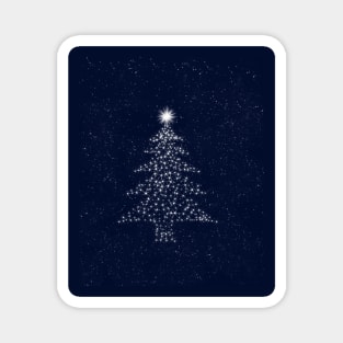 Nightsky with Xmas Stars Magnet