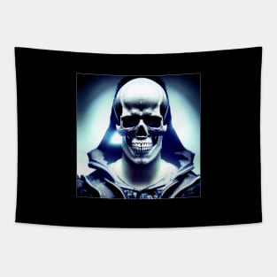 DARKSYNTH SKULL #004 (FRAMED) Tapestry