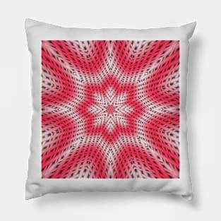 Pink and white abstract pattern background Pillow