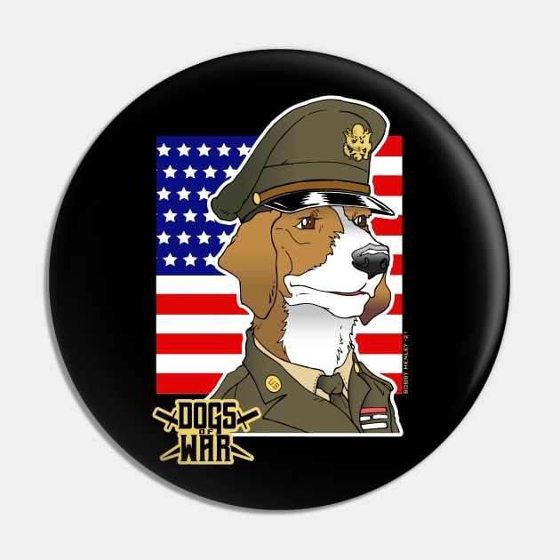 Dogs of War  - US Army Pin by Illustratorator