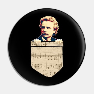 Edvard Grieg In My Pocket Pin