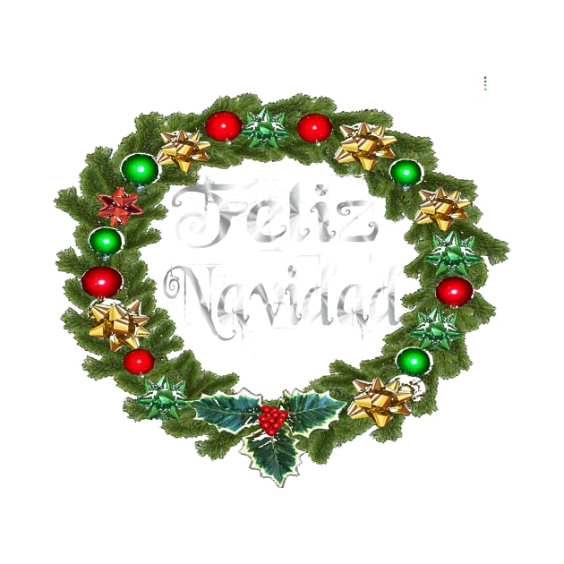 Feliz Navidad Spanish Christmas Holiday Celebration by hispanicworld