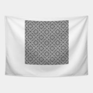 Geo Squares White 2 Tapestry