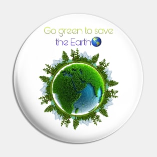 Save Earth Pin