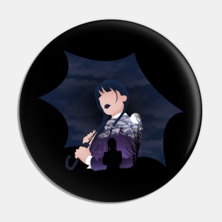 Gothic girl Pin