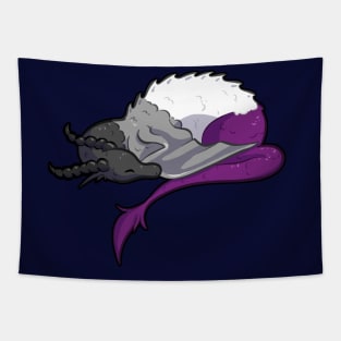 Asexual Pride Dragon Tapestry