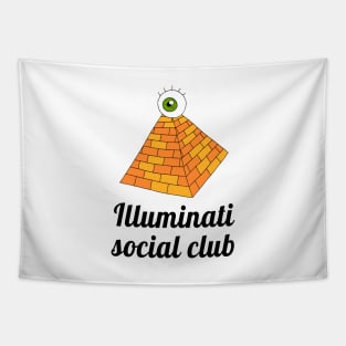 Illuminati Social Club Tapestry