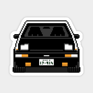 Initial D Toyota Sprinter Trueno AE86 Pixel Art 1 Magnet