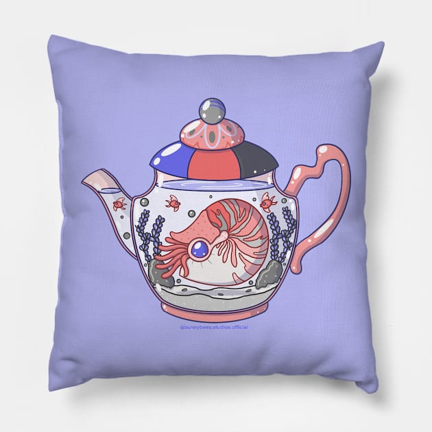 LGBT Communi-Tea Polyamorous Pride Pillow by BunnyBees Studios