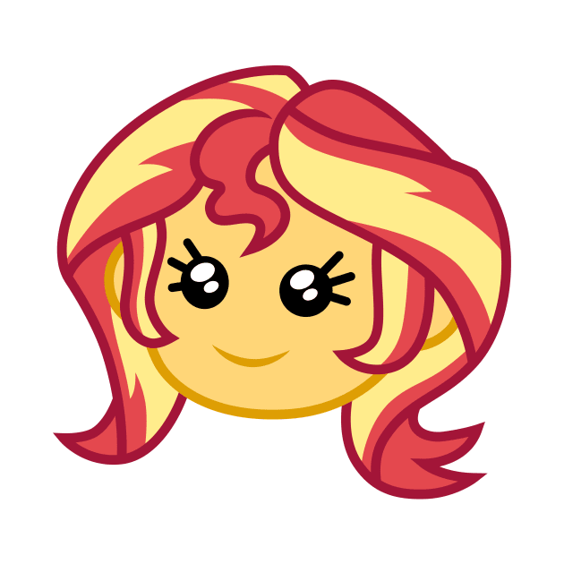 Emoji Sunset Shimmer by CloudyGlow