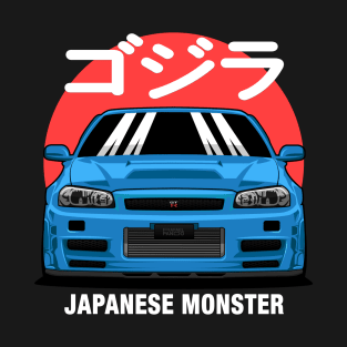 Nissan Skyline R34 "Japanese Monster" T-Shirt