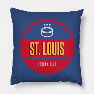 st. louis hockey club Pillow