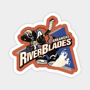 Defunct Arkansas Riverblades Hockey Team Magnet