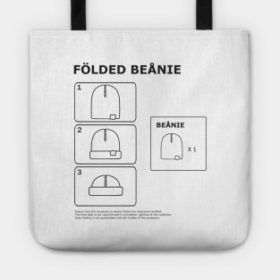 How to Fold a Beanie Instruction Manual Tote