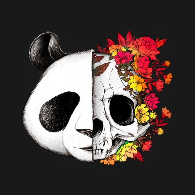 Panda Skull Rock by Tobe_Fonseca