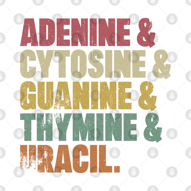 Adenine & Cytosine & Guanine & Thymine & Uracil by ScienceCorner