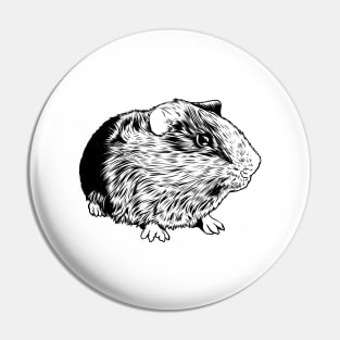 Line drawing - guinea pig Pin