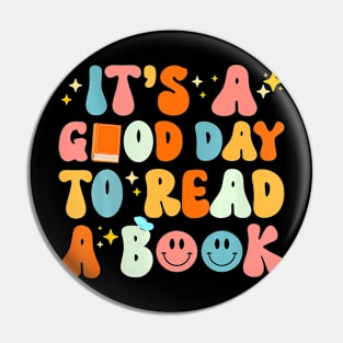 Read a Book Librarian Teacher Kids Women Pin