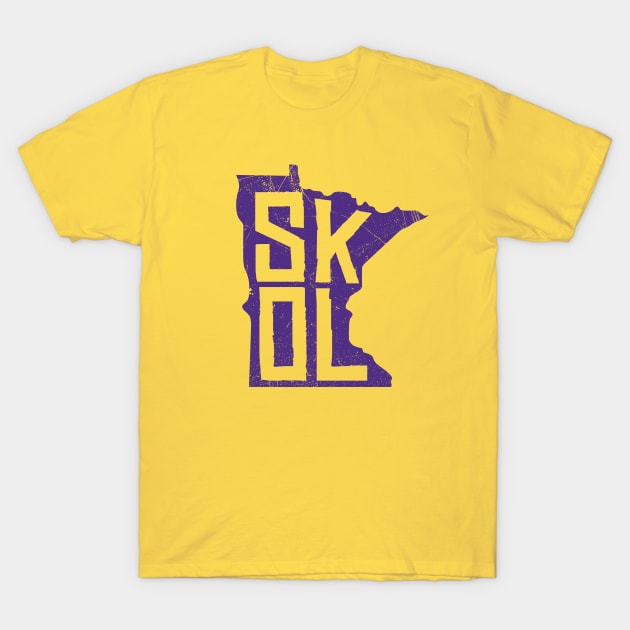 KFig21 Skol Minnesota - Yellow T-Shirt