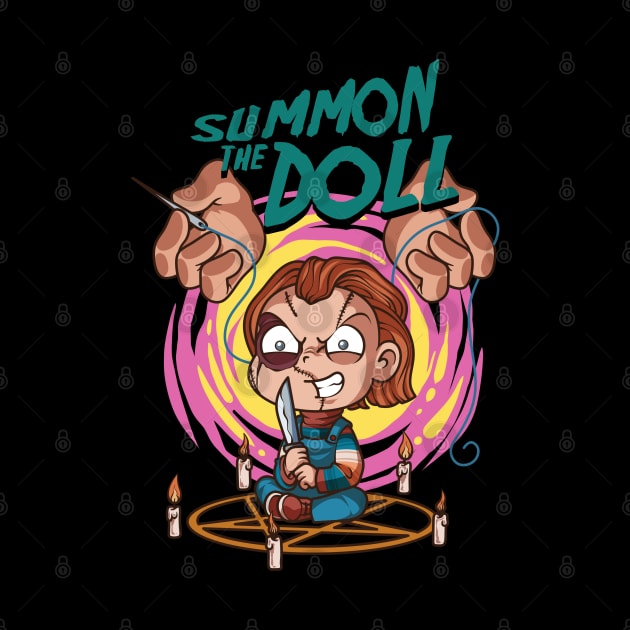 chucky summon of the doll by namanyastudios