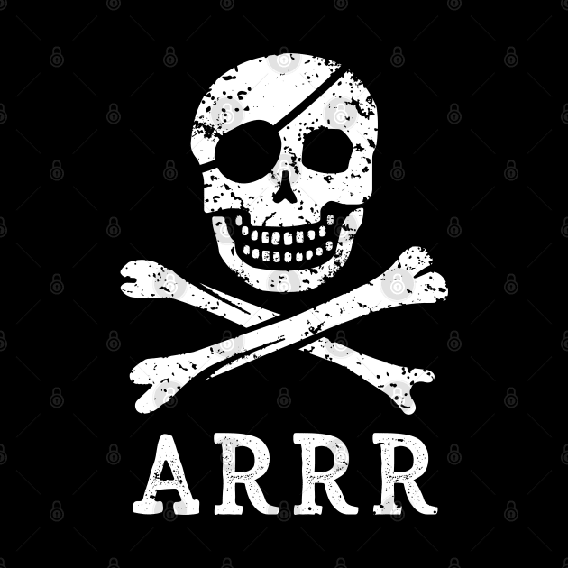 Pirate Skull & Crossbones - Arrr by IncognitoMode