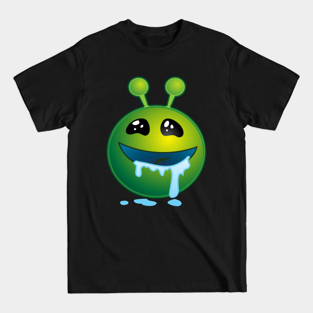 Discover Funny Alien Monster ET Extraterrestrial Martian Green Man Emoji for Women, Men and Kids 7 - Ufo Abduction - T-Shirt