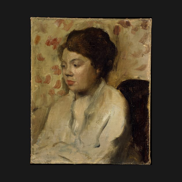 Portrait of a Young Woman by EdgarDegas