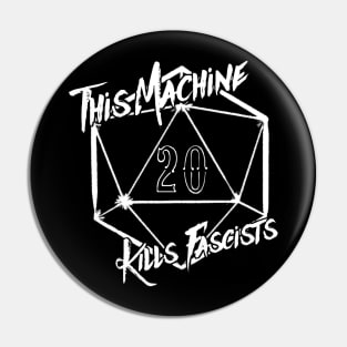 antifa d20 Pin