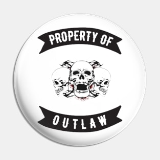 Outlaw Property Patch Pin