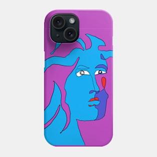 artist in thought Phone Case