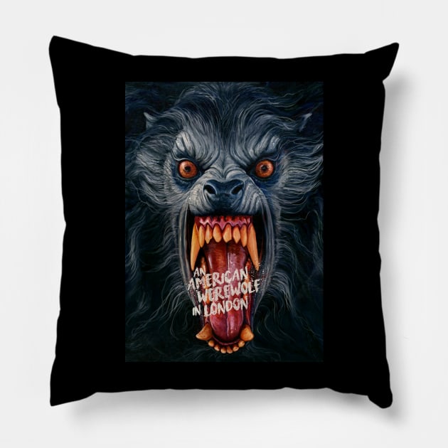 An American Werewolf in London Pillow by dmitryb1