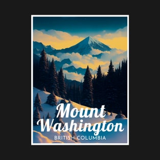 Mount Washington British Columbia Canada ski T-Shirt