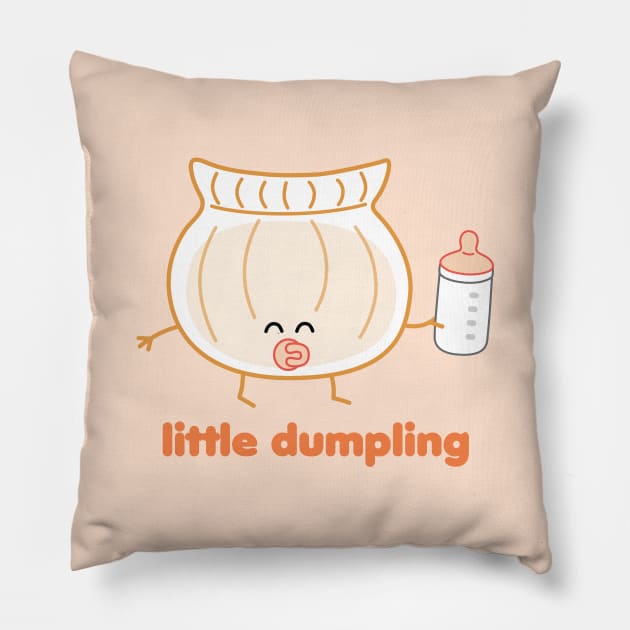 Little Dumpling | queenie's cards Pillow by queenie's cards