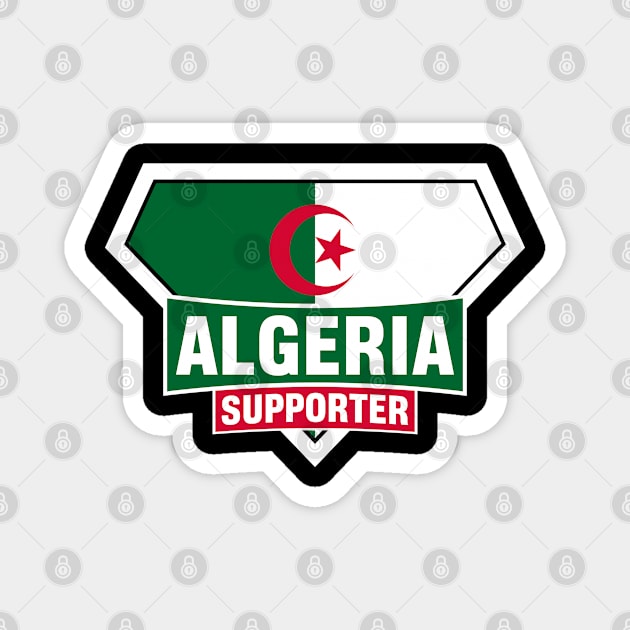 Algeria Super Flag Supporter Magnet by ASUPERSTORE