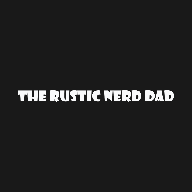 The RND Cartoon Lettering - White by The Rustic Nerd Dad